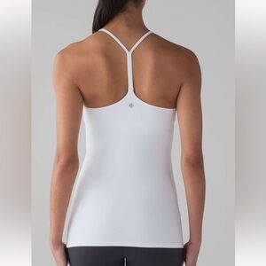 Lululemon Sun Setter White Tank